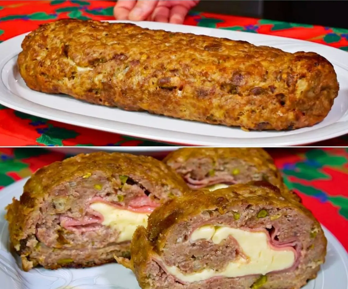 Polpettone con mortadella e pistacchi: la ricetta gustosa da provare