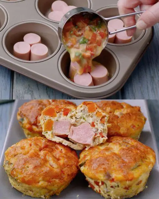 Muffin Uovo e Salsiccia: Gustosi da servire come antipasto!