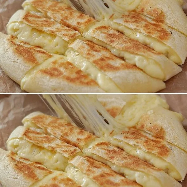 Pane Di Patate Al Formaggio In Padella! Senza forno, senza lievito, senza uova!